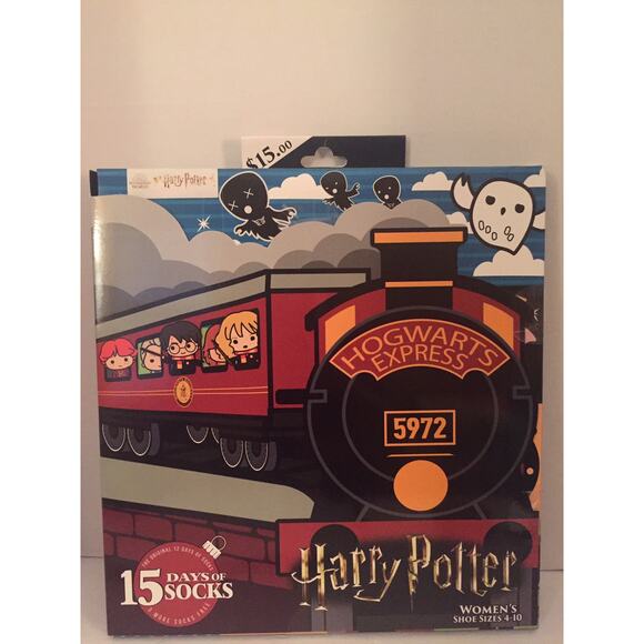 Harry Potter 15 Days of Socks Advent Calendar - Picture 1 of 5